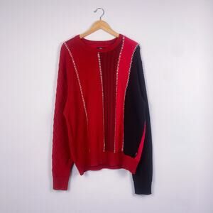 Stussy Unisex Patchwork Sweater Large